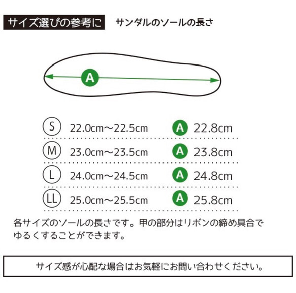 ぺたんこサンダル ペールブルー 8枚目の画像