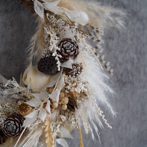 パンパスグラスのリース リース］パンパスグラス＜Dance With Me＞ 商品ページ - 土と風