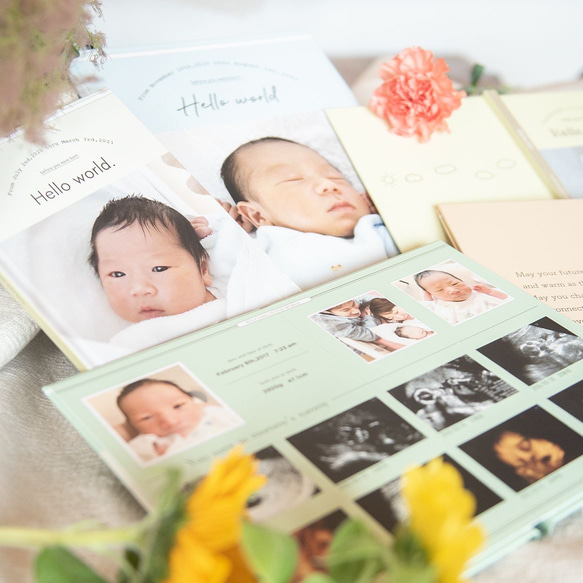 ✨セミオーダーでオリジナルアルバム✨エコー写真＊マタニティフォト