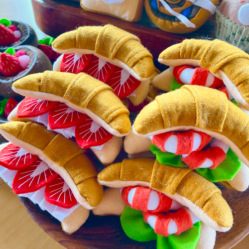 トングなし‼︎おままごと☆フェルトのパン屋さん おもちゃ・人形