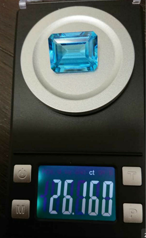 ブルートパーズ 26.160ct 極上品 2枚目の画像