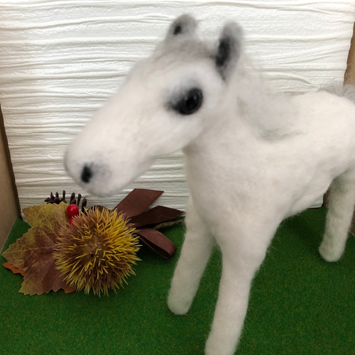 羊毛フェルト・馬 羊毛フェルト mi(*´꒳`*) 通販 8246402｜Creema