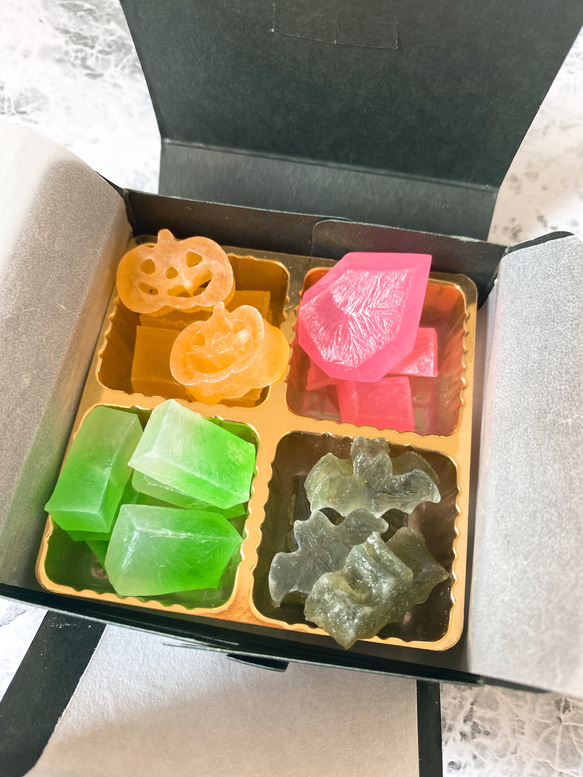 ★完売御礼★　数量限定＊ハロウィンナイトのカケラ　琥珀糖 1枚目の画像