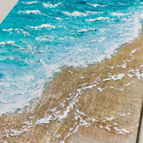 晴れやかブルー2022】心安らぐユニークな海のアート その他アート Saki