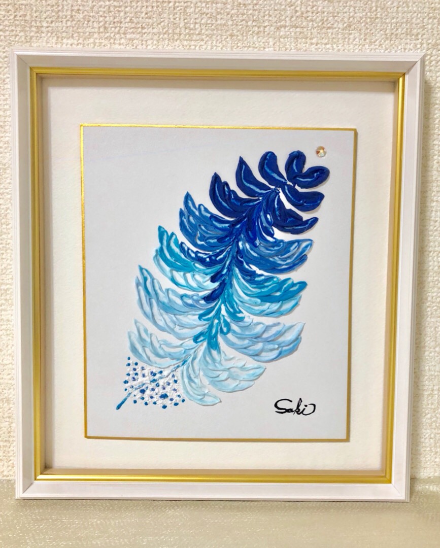 【晴れやかブルー2022】 Lucky Feather ラッキーフェザー　- Sky-空