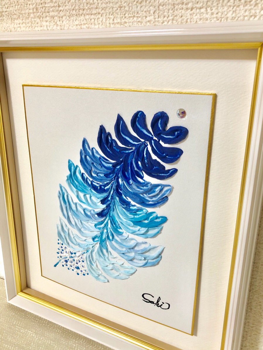 【晴れやかブルー2022】 Lucky Feather ラッキーフェザー　- Sky-空