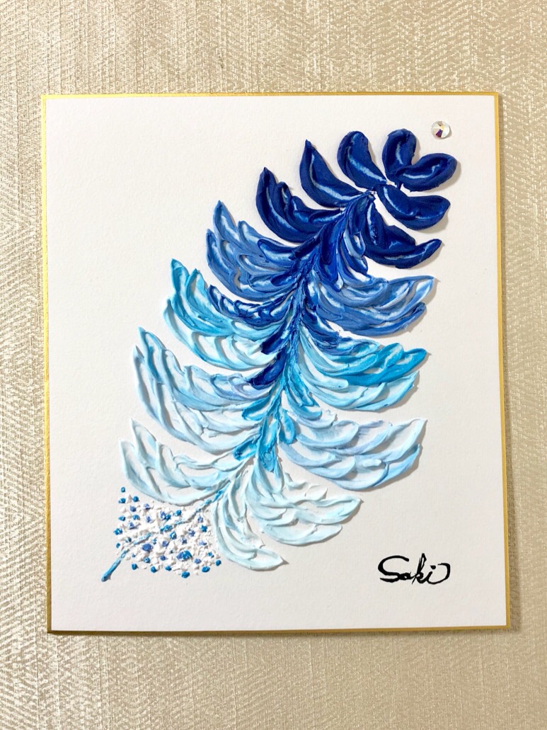 【晴れやかブルー2022】 Lucky Feather ラッキーフェザー　- Sky-空