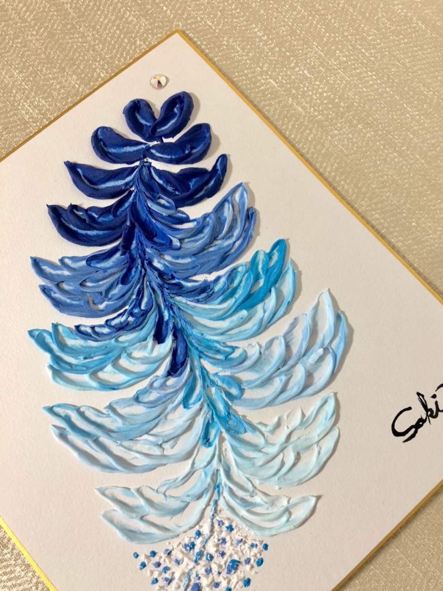 【晴れやかブルー2022】 Lucky Feather ラッキーフェザー　- Sky-空