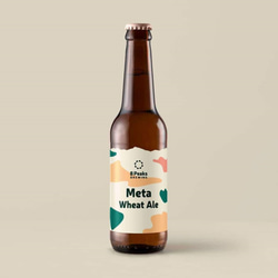 八ヶ岳山麓のクラフトビール　Meta Wheat Ale 4本セット 1枚目の画像