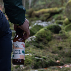 八ヶ岳山麓のクラフトビール　Meta Wheat Ale 4本セット 3枚目の画像
