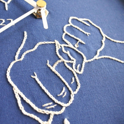 セミオーダー プロポーズ刺繍時計 〜Pair ring〜 3枚目の画像