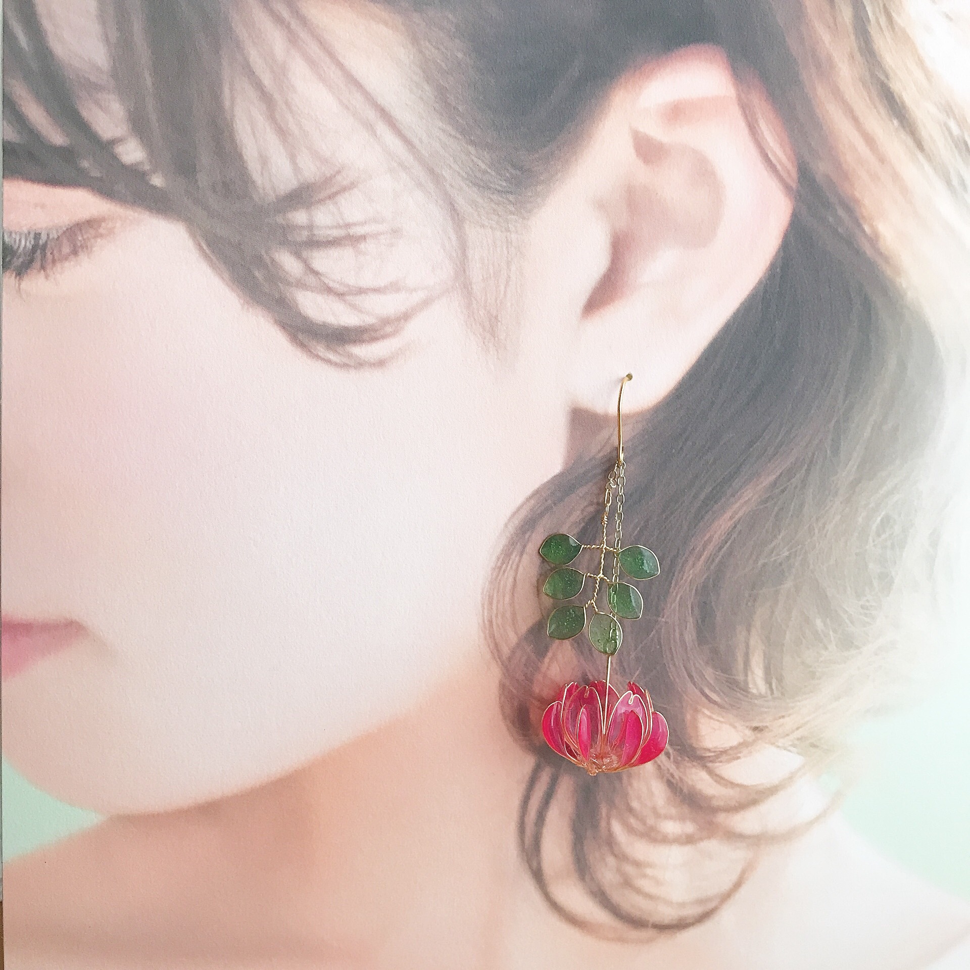 SH様専用♡ハンドメイド レジン ヘアピン♡298 レジン 花