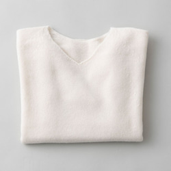 【再入荷】enrica cashmere knit 063 / offwhite 6枚目の画像