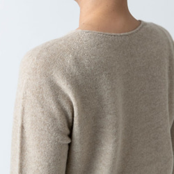 【再入荷】enrica cashmere knit 063 / offwhite 11枚目の画像