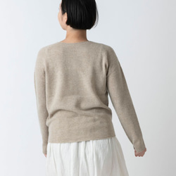 【再入荷】enrica cashmere knit 063 / charcoal 11枚目の画像