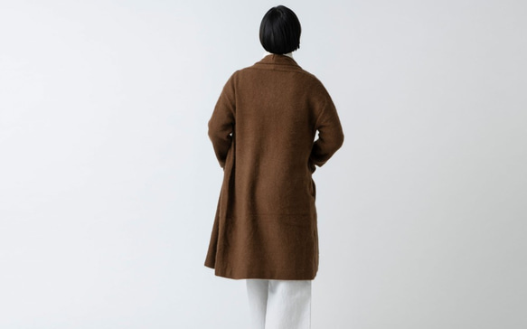 【sold out】enrica knit 050 / brown 3枚目の画像