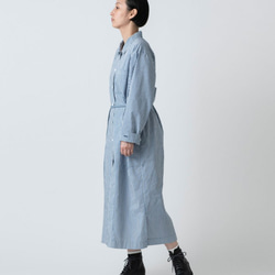 【再入荷】木間服装製作 / longshirt stripe / unisex 1size / ロングシャツ 4枚目の画像