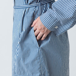 【再入荷】木間服装製作 / longshirt stripe / unisex 1size / ロングシャツ 9枚目の画像