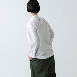 木間服装製作 / shirt white / unisex 2size 4枚目の画像