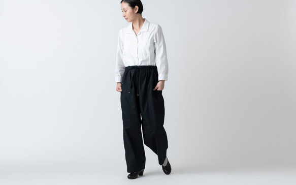 【再入荷】木間服装製作 / pants black / unisex 1size 1枚目の画像