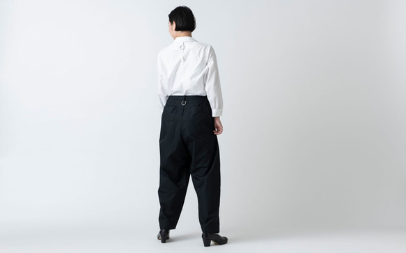 【再入荷】木間服装製作 / pants black / unisex 1size 3枚目の画像