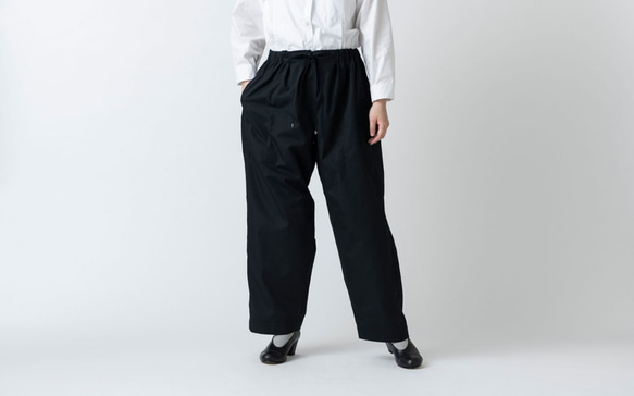 【再入荷】木間服装製作 / pants black / unisex 1size 5枚目の画像