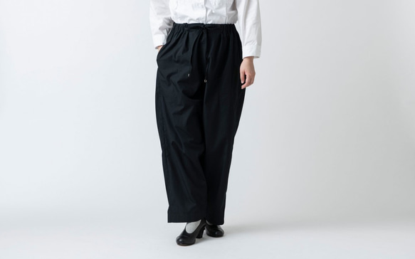 【再入荷】木間服装製作 / pants black / unisex 1size 6枚目の画像