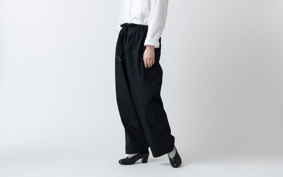 【再入荷】木間服装製作 / pants black / unisex 1size 7枚目の画像