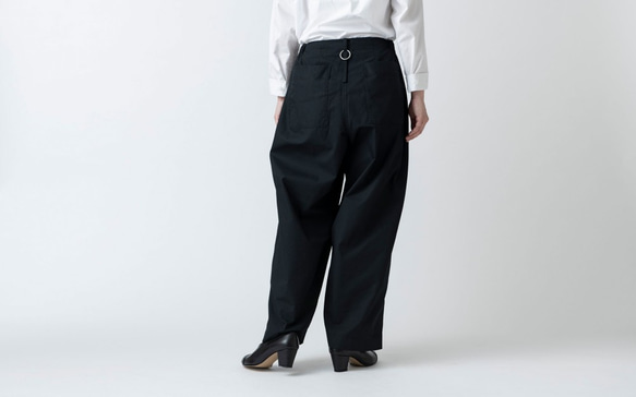 【再入荷】木間服装製作 / pants black / unisex 1size 8枚目の画像