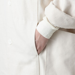 [補貨] Kima Clothes Production / 大衣帆布灰白色 / 男女皆宜 1size 第7張的照片
