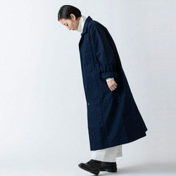 【再入荷】木間服装製作 / coat 帆布 ネイビー / unisex 1size 12枚目の画像