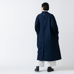 【再入荷】木間服装製作 / coat 帆布 ネイビー / unisex 1size 13枚目の画像