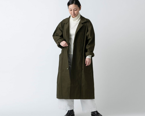 ELF SACK 素敵 ファッション アプリコットのコート◆高級感 AMBIDEX Store △○cloud coat (light)(F グリーン): l'atelier