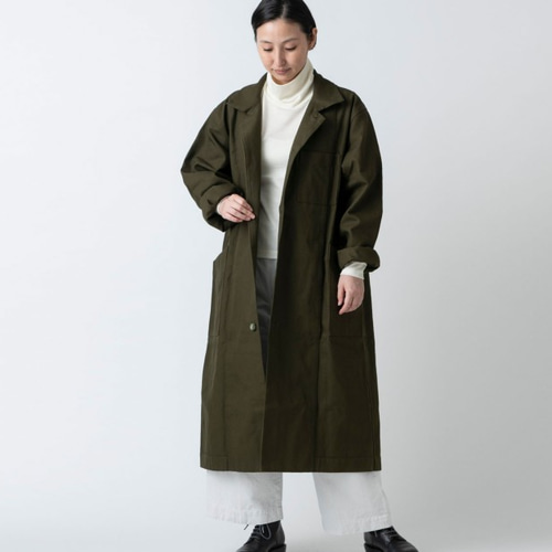 再入荷】木間服装製作 / coat 帆布 カーキ / unisex 1size