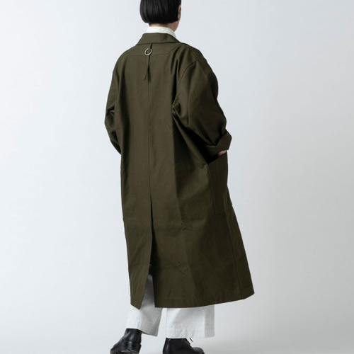 再入荷】木間服装製作 / coat 帆布 カーキ / unisex 1size コート PINT 