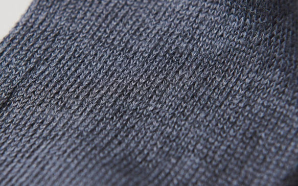 [新]亞麻針織襪（寶藍色）女士 第2張的照片