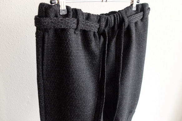 [新]和服| Monpe褲子|羊毛梭織刺身[男女通用] 第4張的照片