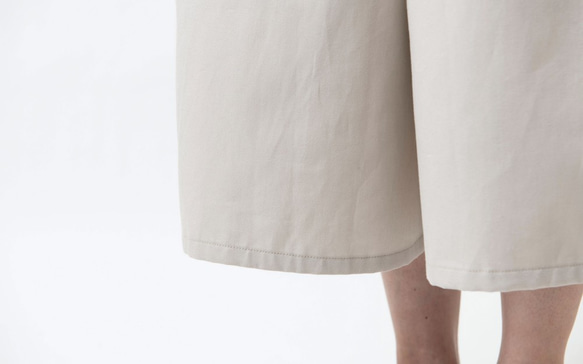和服 | 袴褲 | 棉質斜紋布淺灰色 [男女通用均碼] 第10張的照片