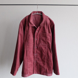 【シーズン限定】木間服装製作 / shirt コーデュロイ dark pink / unisex 1枚目の画像