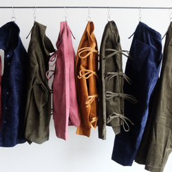 木間服装製作 / コーデュロイバンドカラージャケット 4色 / unisex freesize 11枚目の画像