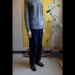 【受注製作】木間服装製作 / pants コーデュロイ navy / unisex 1枚目の画像