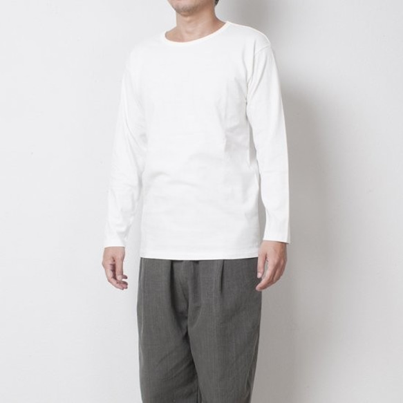 【售完即止】yohaku TUTU 長袖 T 卹 | 米白色 | 男女皆宜 3 種尺寸 第8張的照片