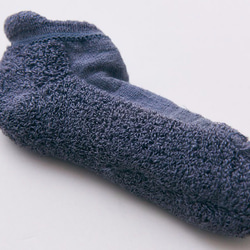 亞麻樁踝襪（紫色）女士22-24cm 第2張的照片