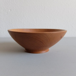 [限量1分]大碗的陶輪楓木（塗油，直徑21厘米x 7.5厘米） 第1張的照片