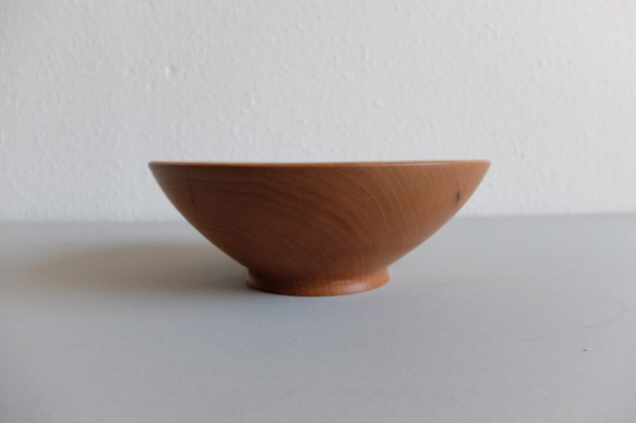 [限量1分]大碗的陶輪楓木（塗油，直徑21厘米x 7.5厘米） 第2張的照片