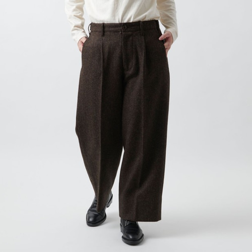 在庫限り】ウールツイード ワイドパンツ HANDROOM WOMEN'S キュロット