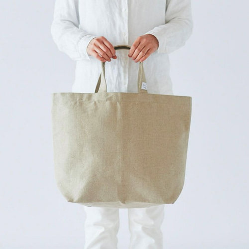 受注製作】リネン帆布のトートバッグ（M） トートバッグ PINT 通販