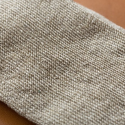 【現行規格限量】亞麻針織襪（天然）女裝 第2張的照片