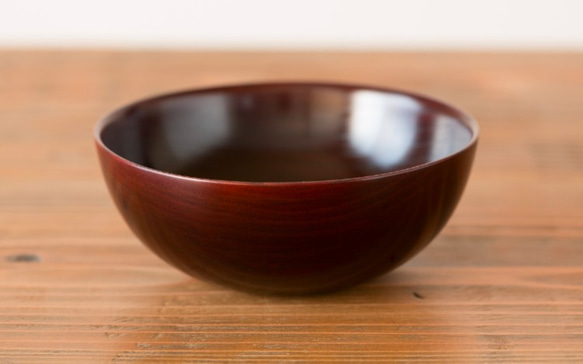 [補貨] 每天都可以使用的擦漆碗 (Minna no ugu #00) 擦漆碗 | 茶 第1張的照片