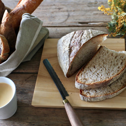 麵包籃（亞麻帆布麵包袋）大號 第5張的照片